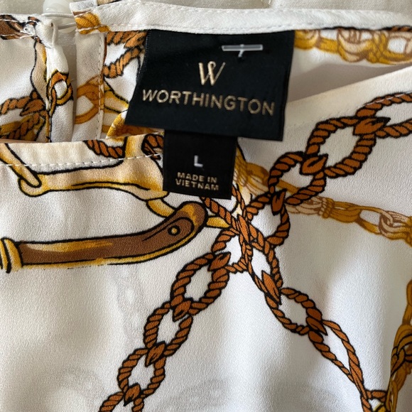 🎉3 for $15🎉Worthington tie front blouse - Picture 5 of 6